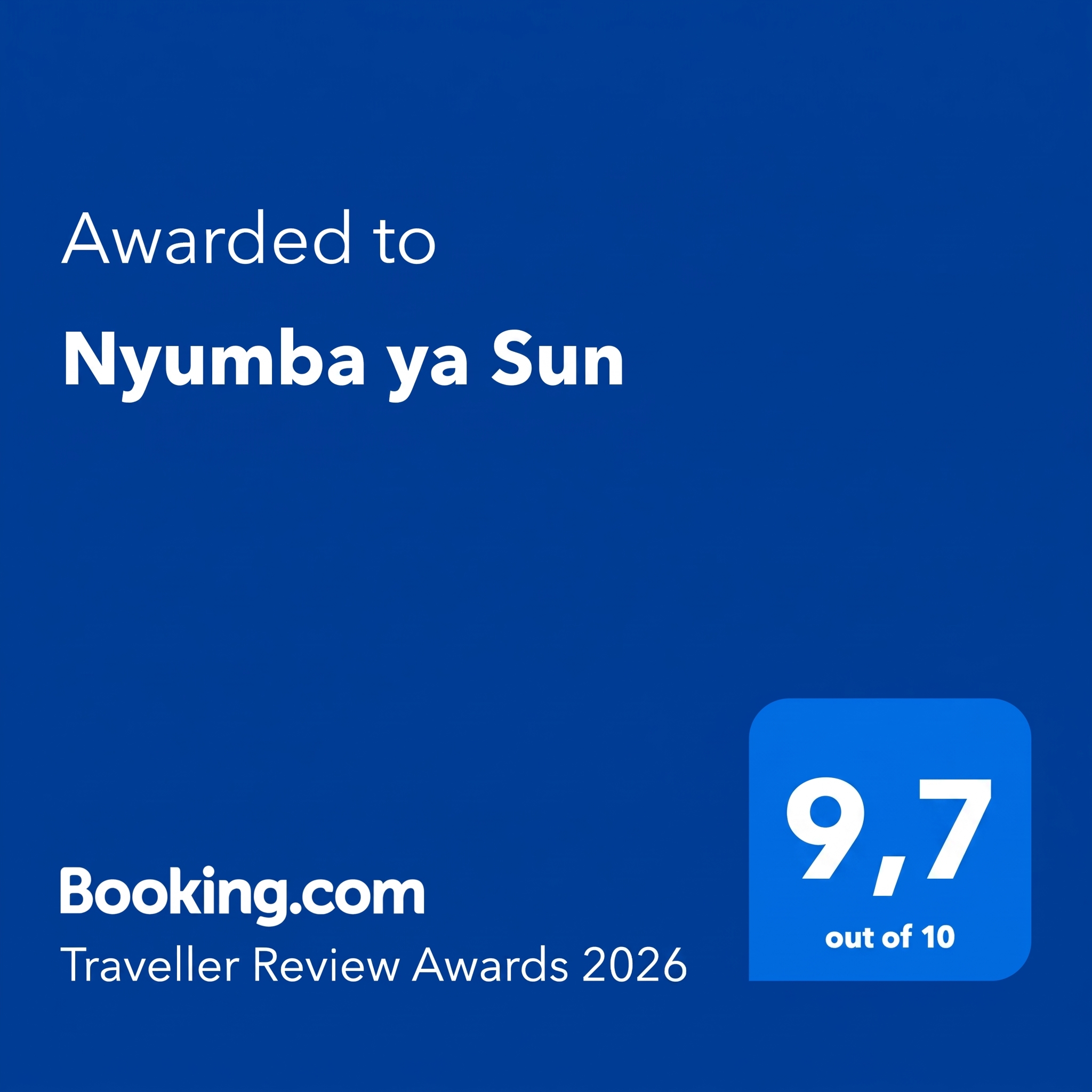 Puntuación Booking